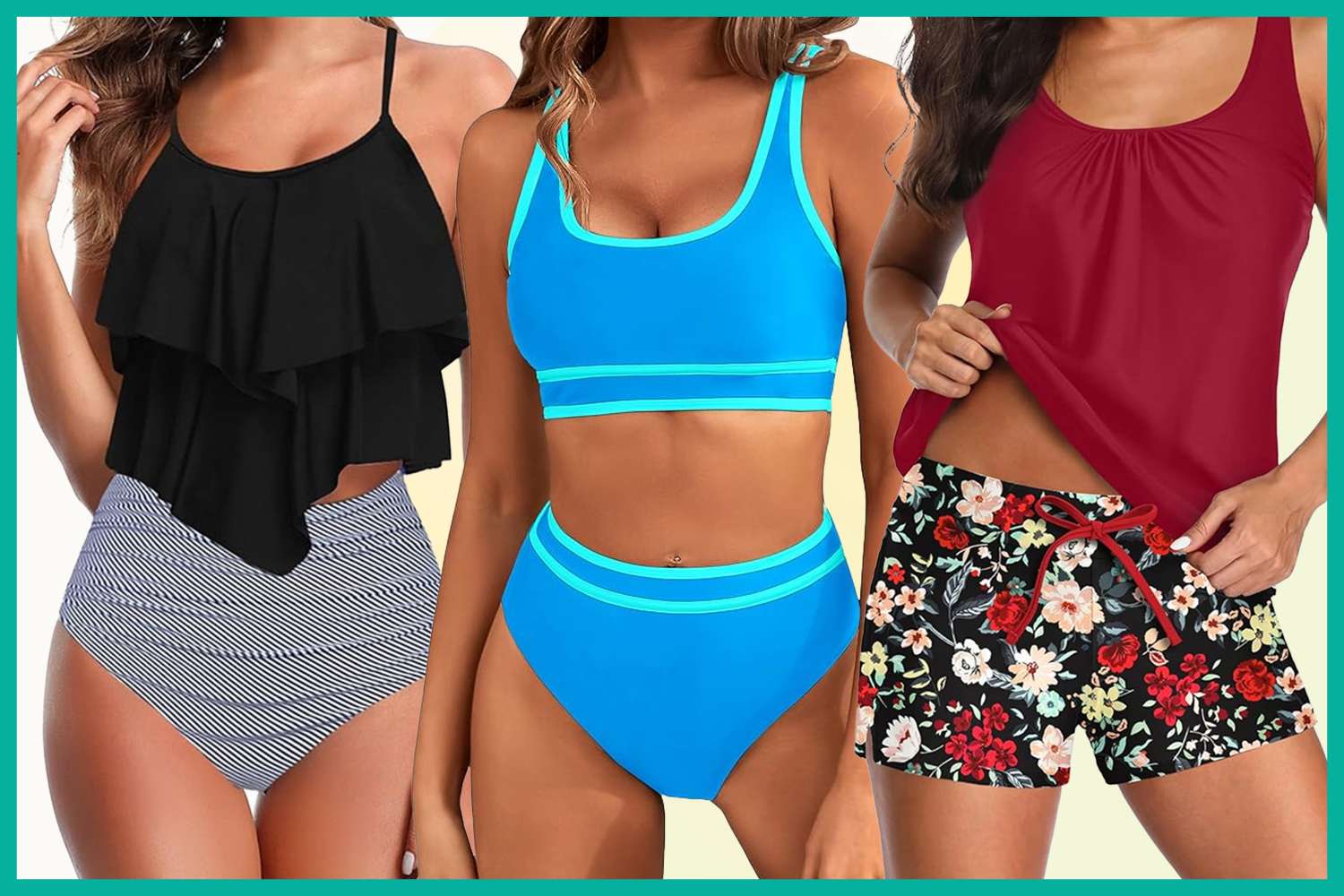 10 Two-Piece Swimsuits for Moms Under $40