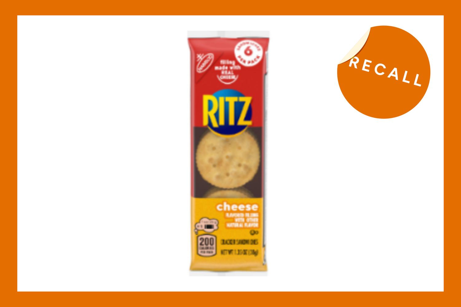 Ritz Cracker Sandwiches Recalled Over Labeling Mix-Up